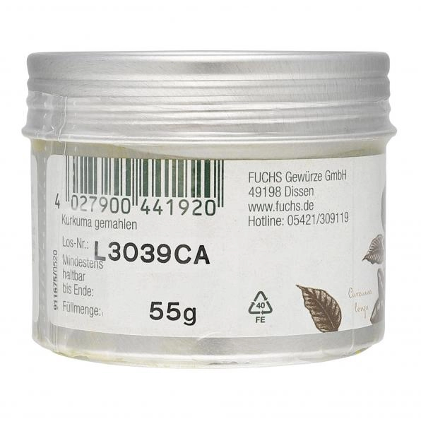 Fuchs Kurkuma gemahlen