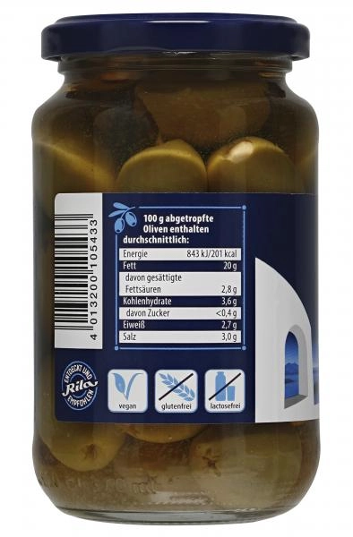 Liakada Oliven mit Mandeln