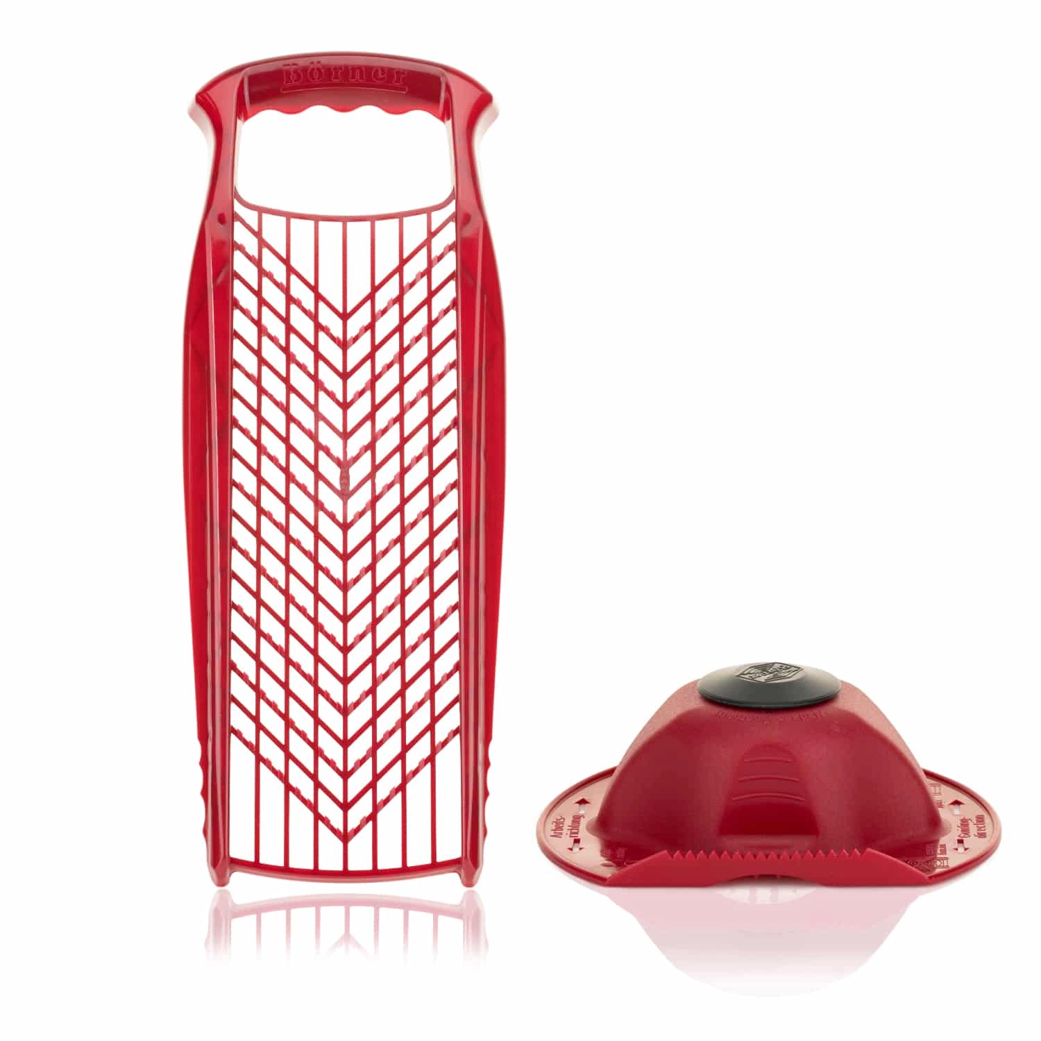 Börner Reibe PowerLine mit Fruchthalter - Rot