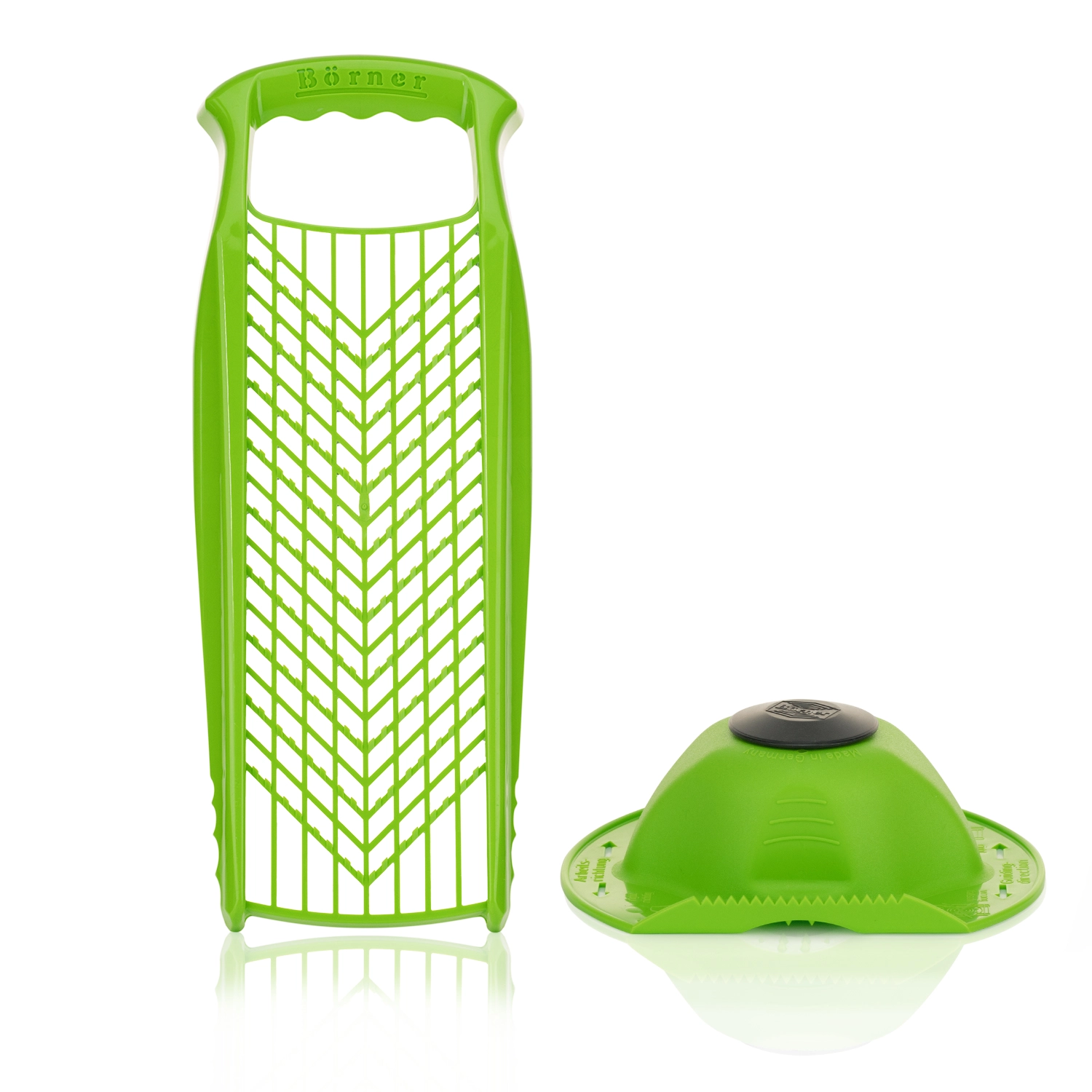 Börner Reibe PowerLine mit Fruchthalter - Grün