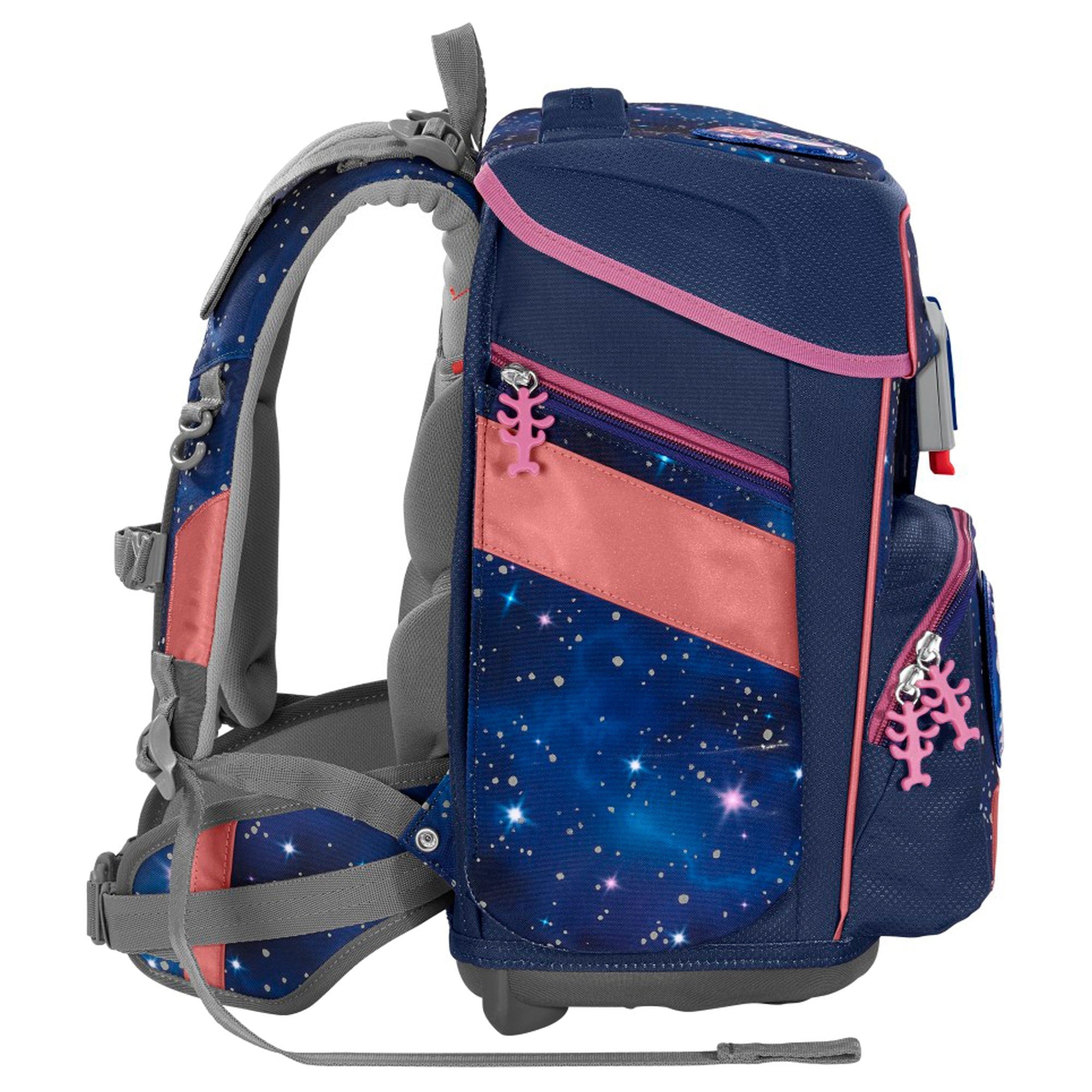 Schulranzen-Set SPACE REFLECT Star Seahorse Zoe 5-teilig