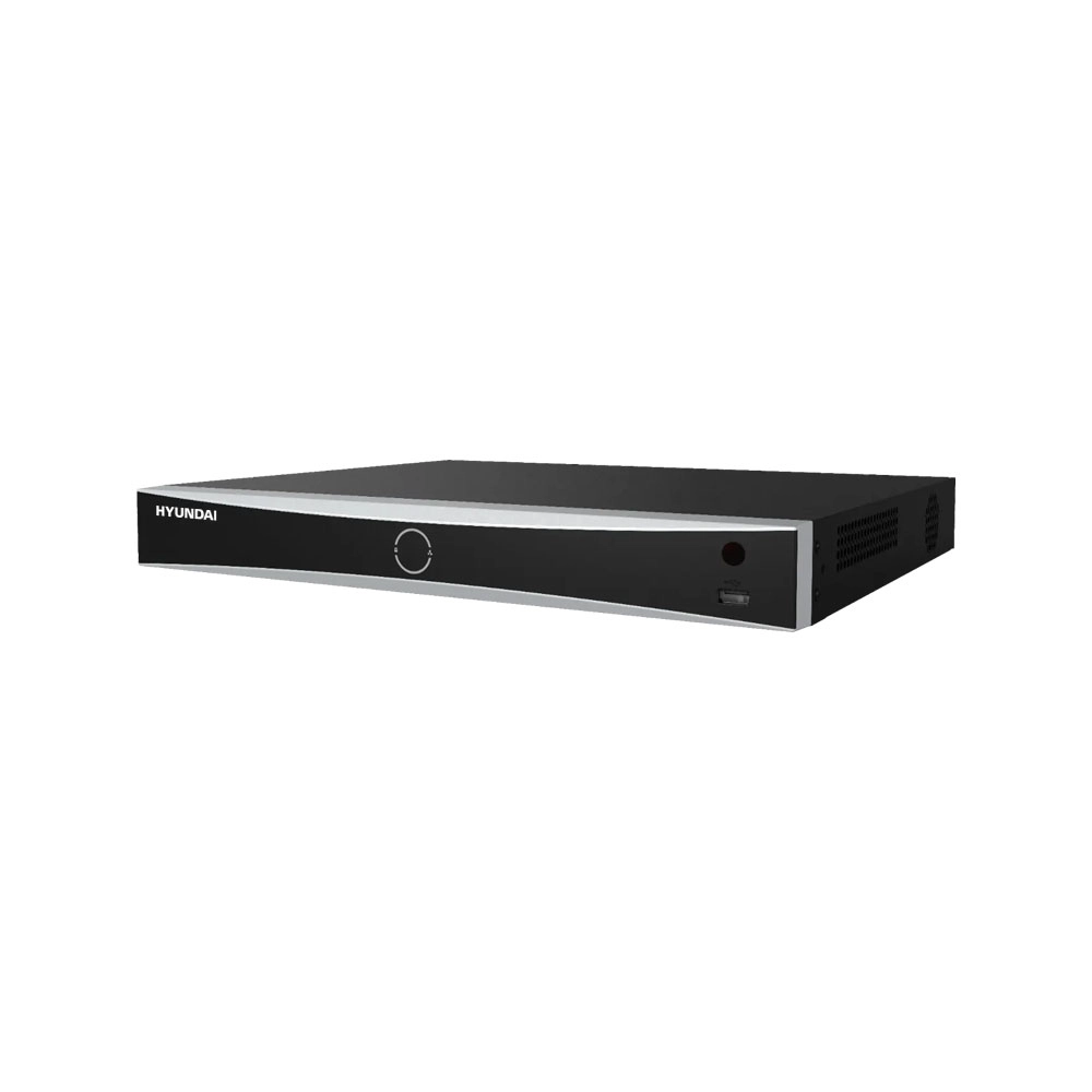 Hyundai Netzwerkvideorecorder NVR HYU-117  mit 8 IP Kanälen integrierter PoE Switch professioneller IP Recorder