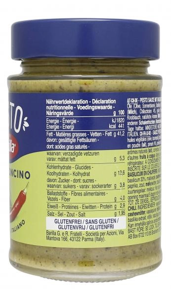 Barilla Pesto Basilico con Peperoncino
