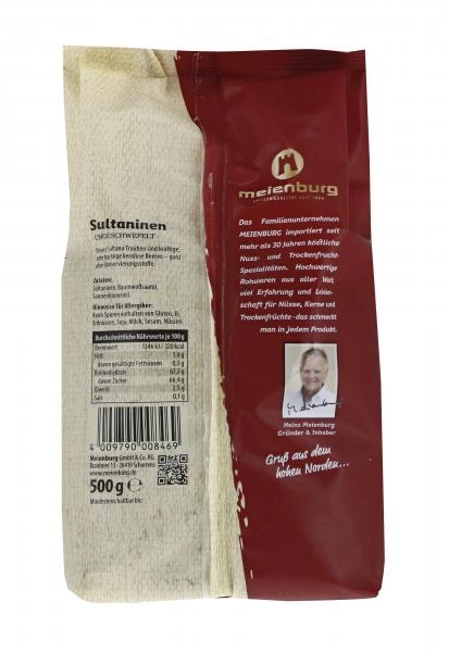 Meienburg Sultaninen ungeschwefelt