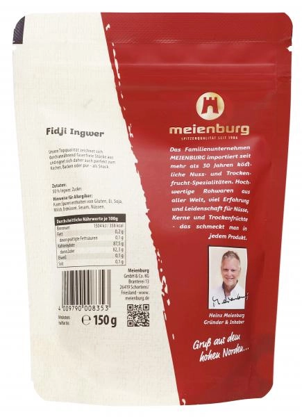 Meienburg Fidji Ingwer kandiert