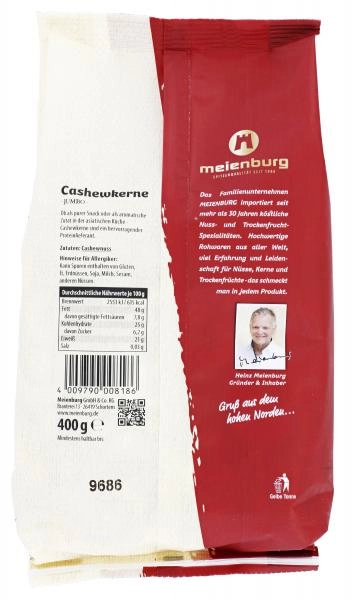 Meienburg Cashewkerne Jumbo
