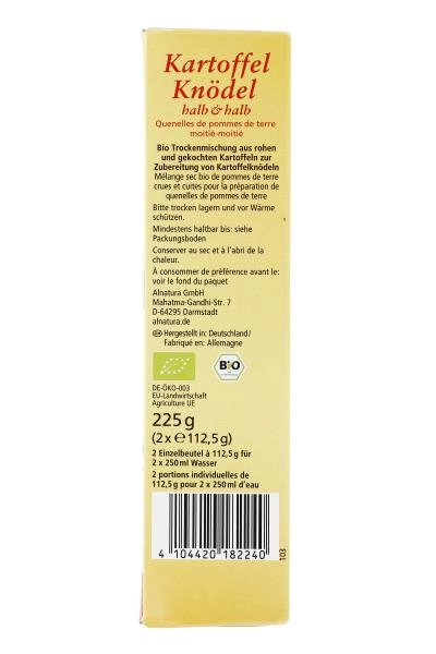 Alnatura Kartoffelknödel halb & halb