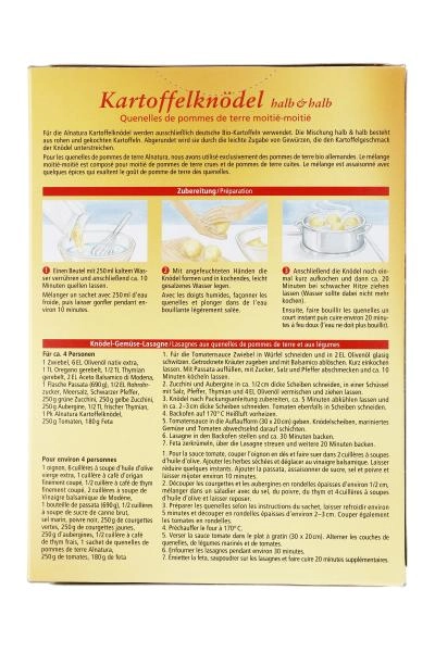 Alnatura Kartoffelknödel halb & halb