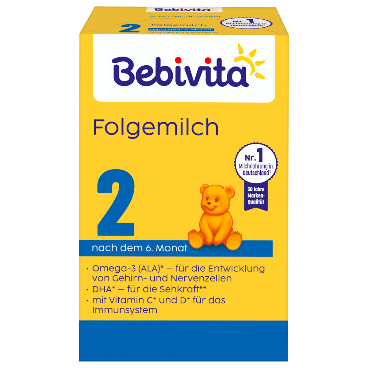 Bebivita Folgemilch 2 nach 6. Monat