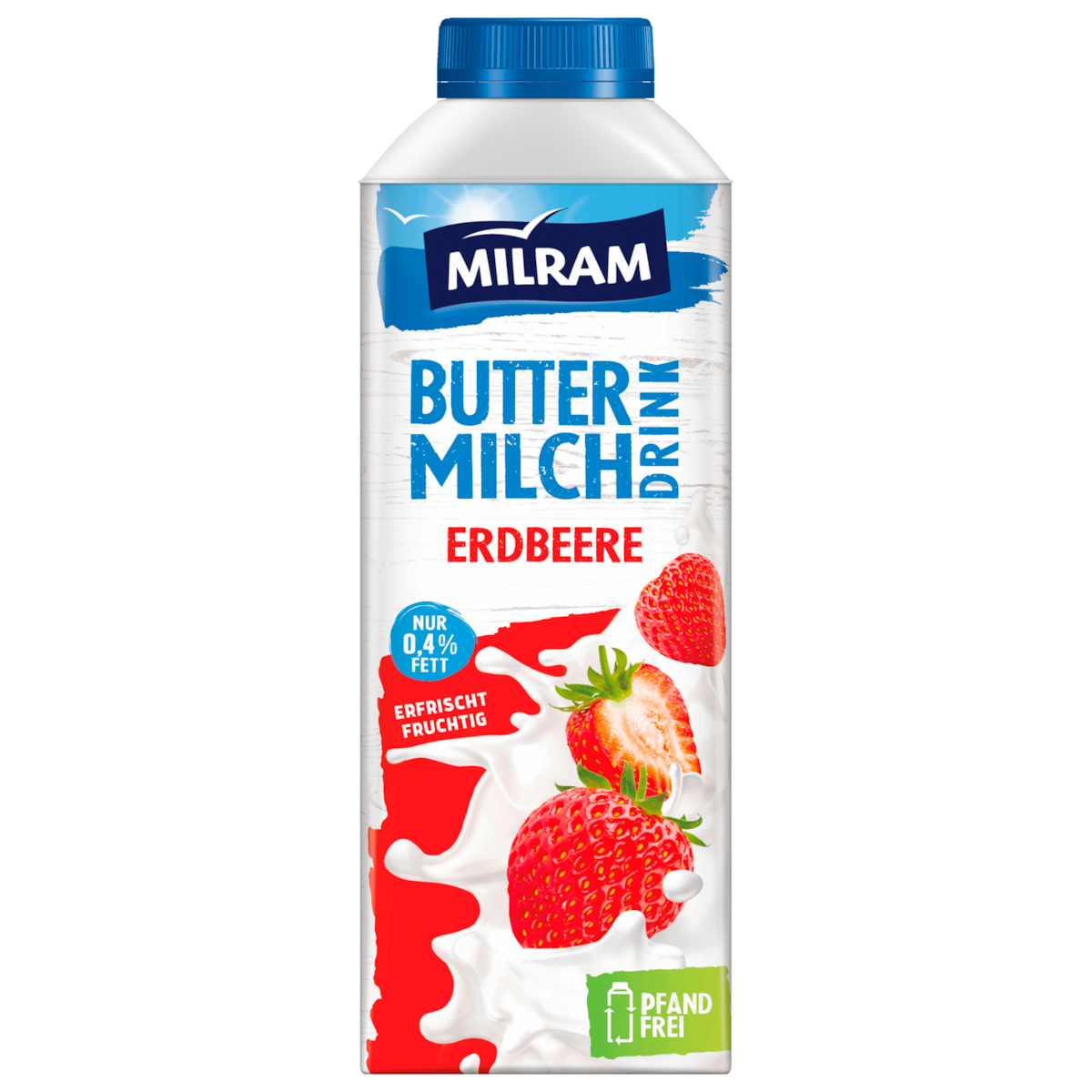 Milram Buttermilch Drink Erdbeer