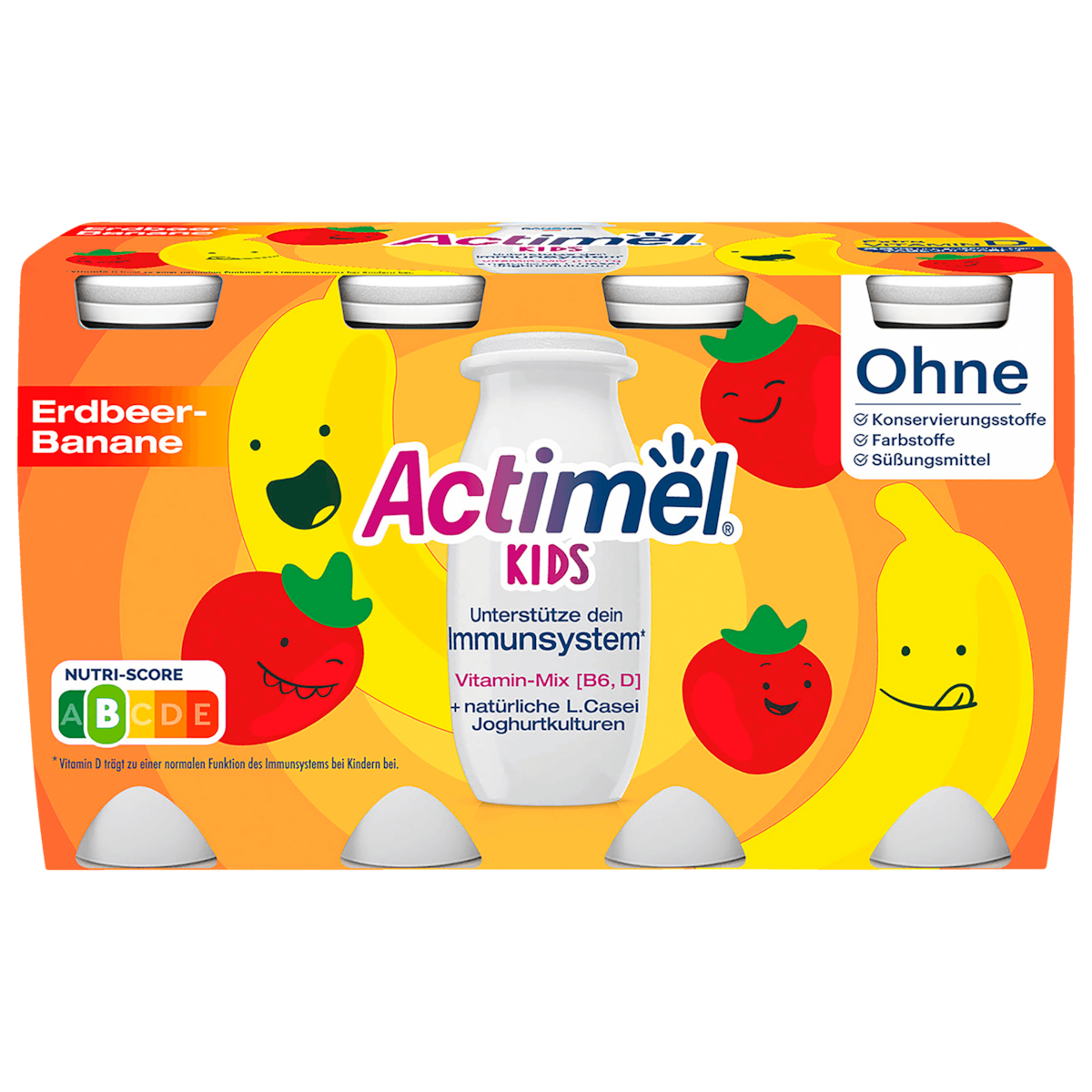 Danone Actimel Kids Erdbeer-Banane