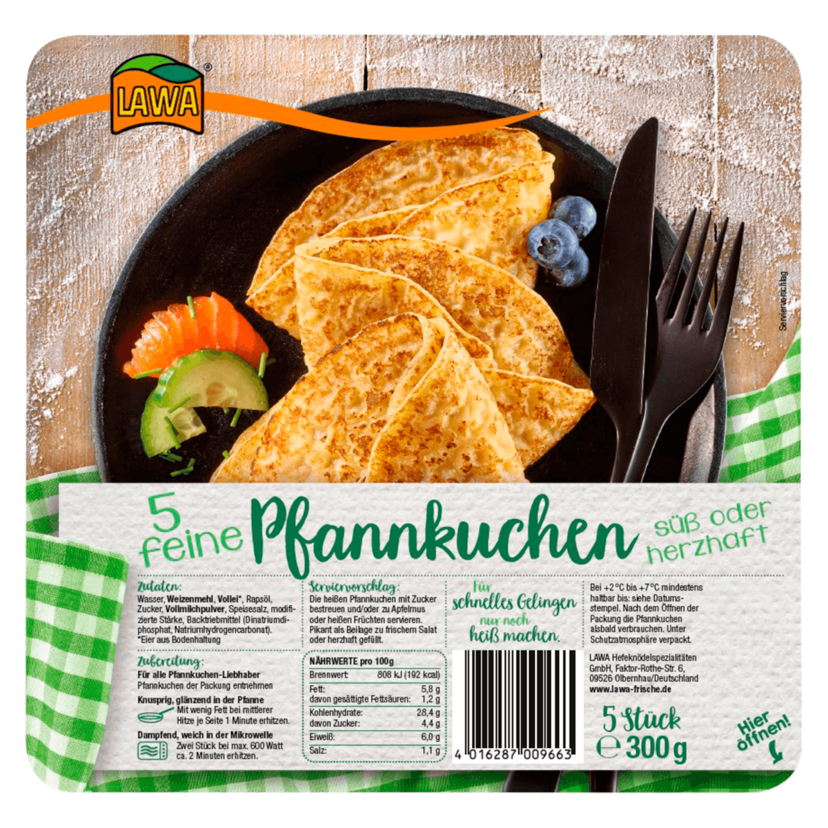 Lawa 5 feine Pfannkuchen