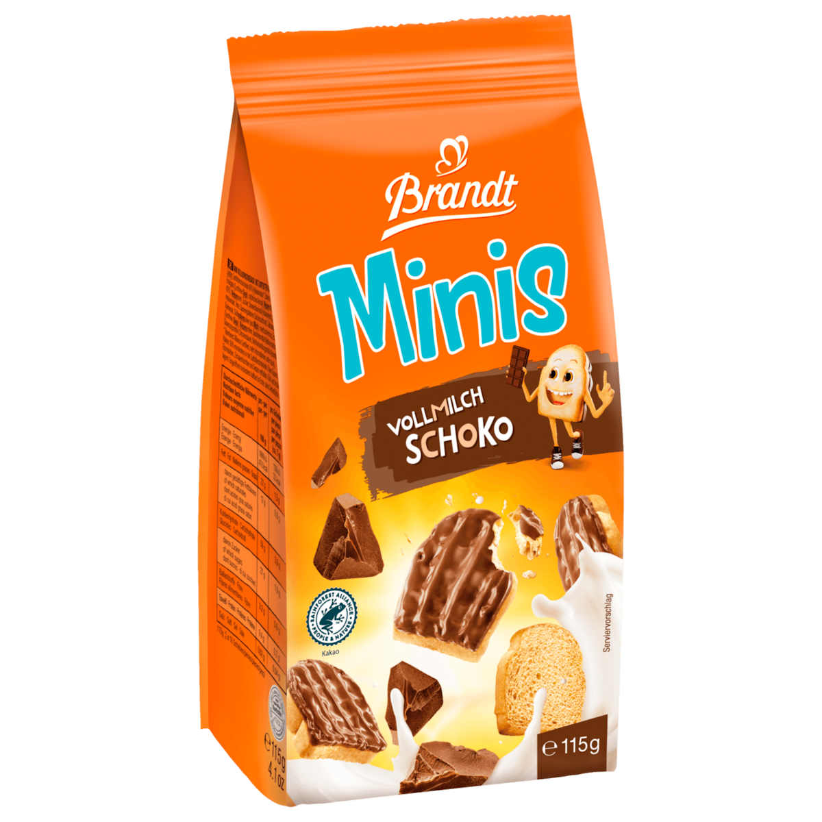 Brandt Mini Zwieback Vollmilch Schoko