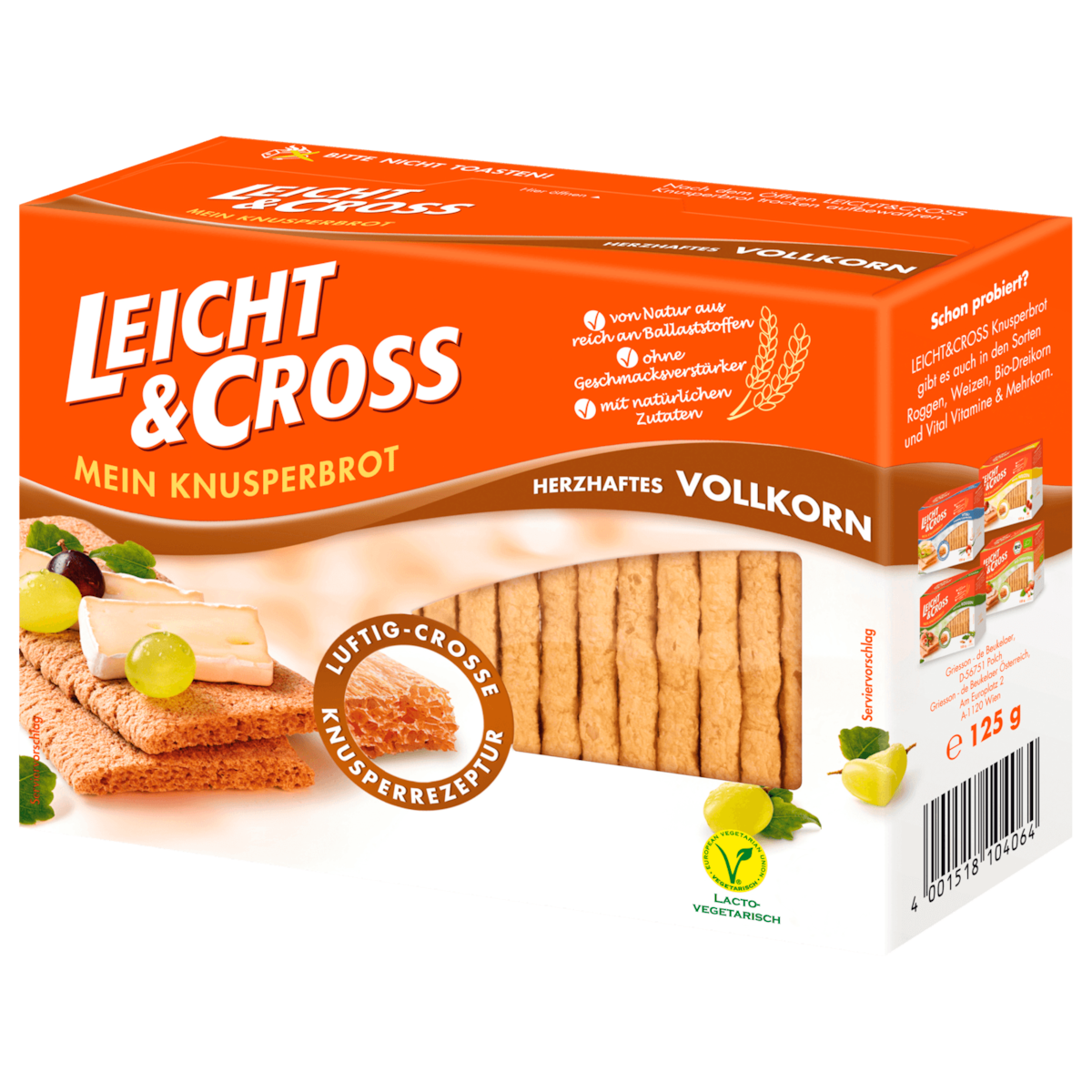 Leicht & Cross Knusperbrot Vollkorn