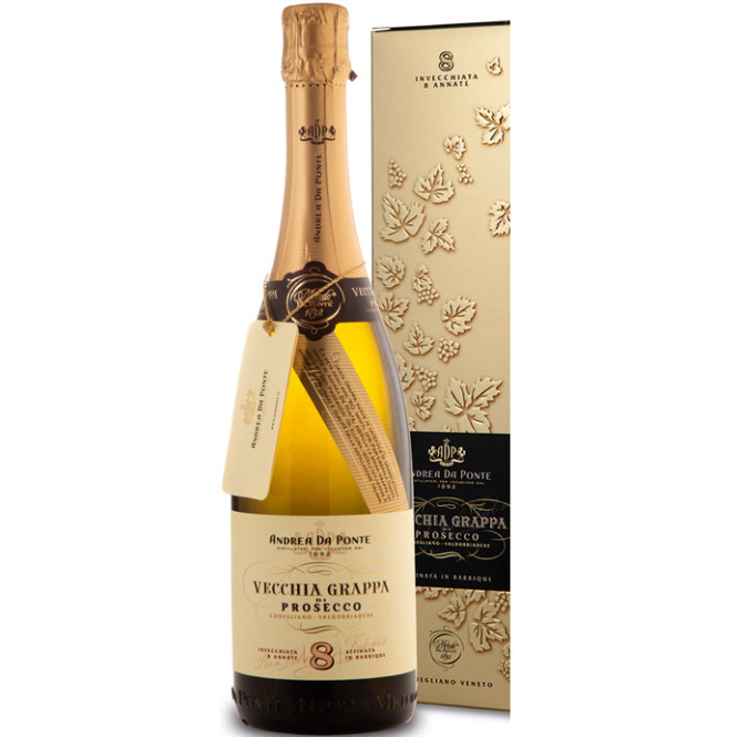 Andrea da Ponte 8 Annate Vecchia Grappa di Prosecco 0,7L