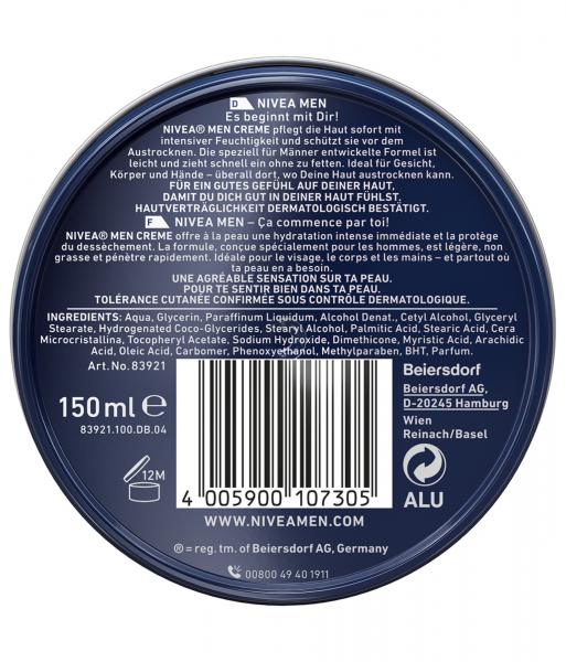 Nivea Men Creme 150ML