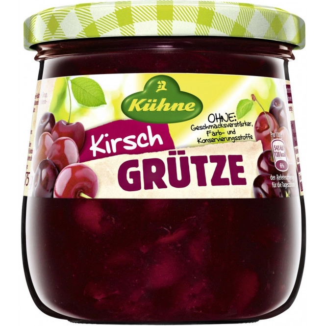 Kühne Kirsch Grütze 375G