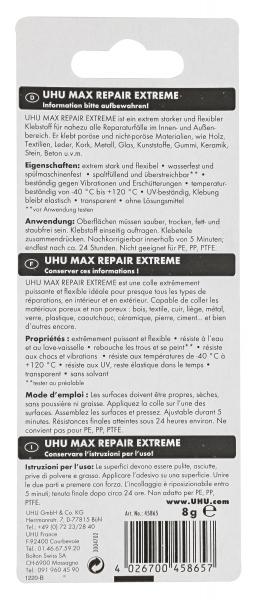UHU Max Repair Power Kleber 8G