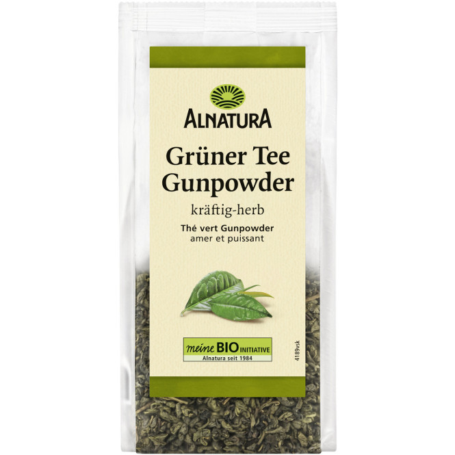 Alnatura Bio Grüner Tee Gunpowder lose 100G