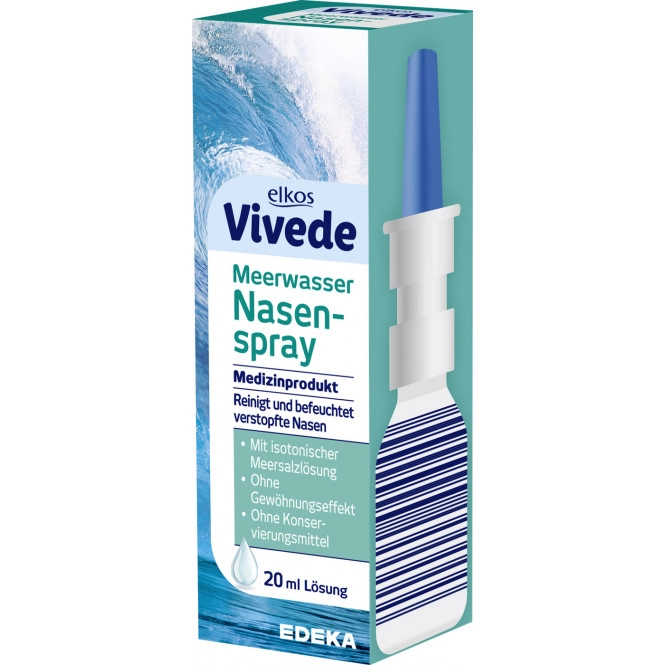 elkos Vevide Meerwasser Nasenspray 20ML