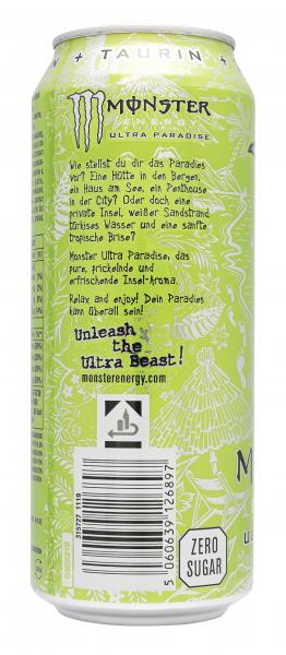 Monster Energydrink Ultra Paradise Zero Zucker 0,5L
