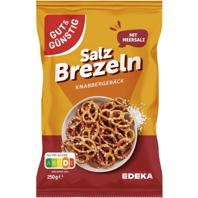 Gut & Günstig Salzbrezeln 250G