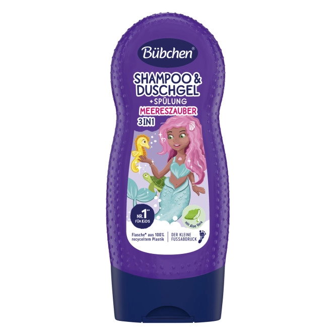 Bübchen Kids 3in1 Shampoo & Duschgel plus Spülung Meereszauber 230ML