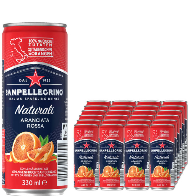 Sanpellegrino Naturali Aranciata Rossa 0,33L