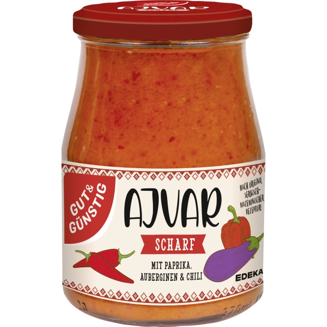 GUT & Günstig Ajvar scharf 340ML