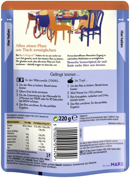 Ben's Original Express Reis nach Art gebratener Reis 220G