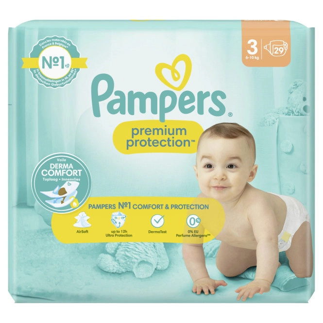 Pampers Premium Protection Midi Windeln Gr.3 6-10kg 29ST