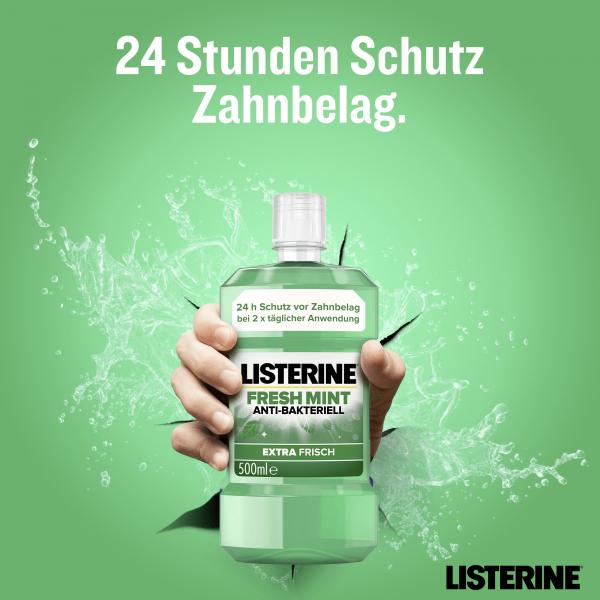 Listerine Mundspülung Fresh Mint 500ML
