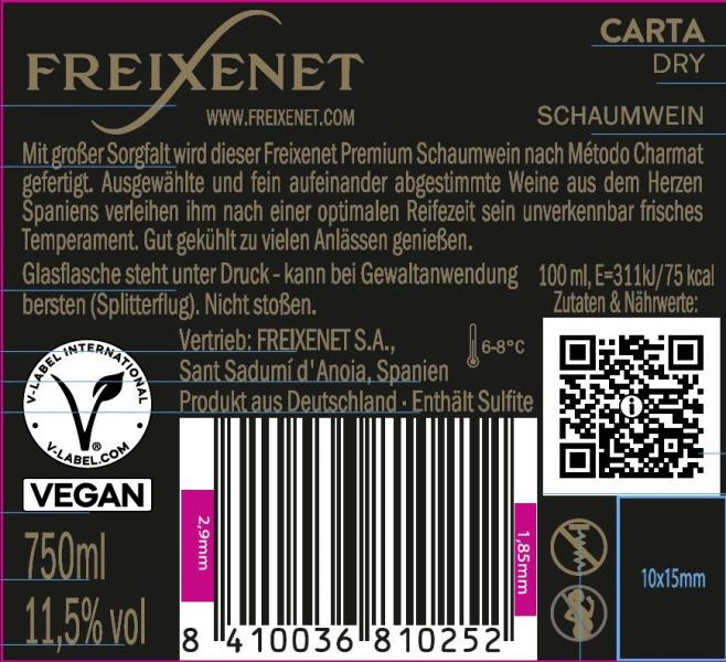 Freixenet Carta Seco Dry 0,75L