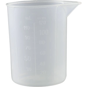 Messbecher mit Skala 0,12L transparent Hünersdorff