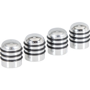 Foliatec Ventilkappen Aircaps Chrom-Look, 4 Stück