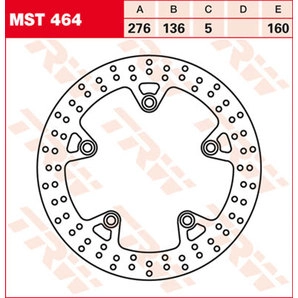 TRW Bremsscheiben Racing, Hinten Klappbar, windschnittig