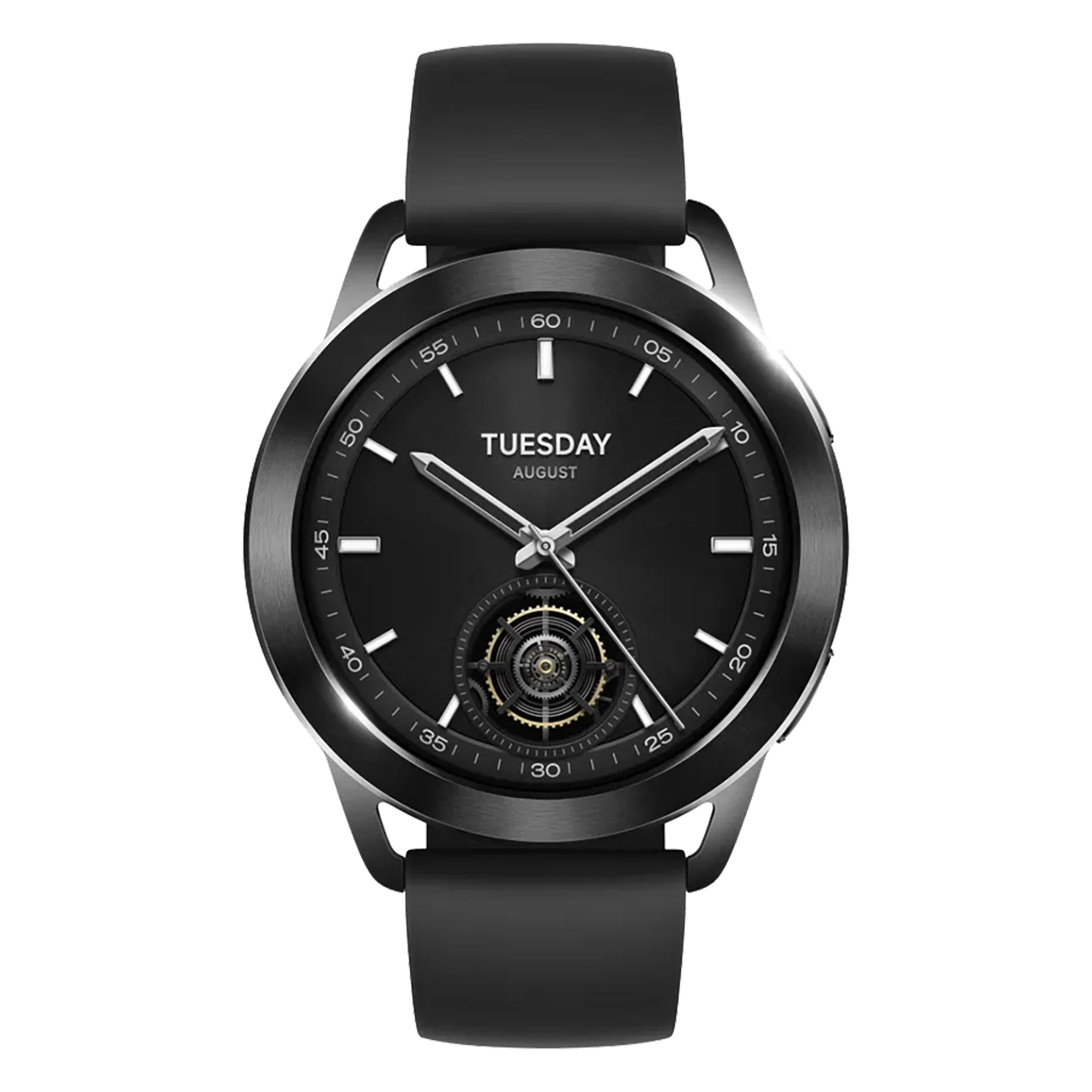 Xiaomi Watch S3 Schwarz | Smartwatch | Musikwiedergabe | GPS | Beschleunigungssensor | Vibrationssensor | Lagesensor | Bis zu 12 Tage Akku | 486 mAh