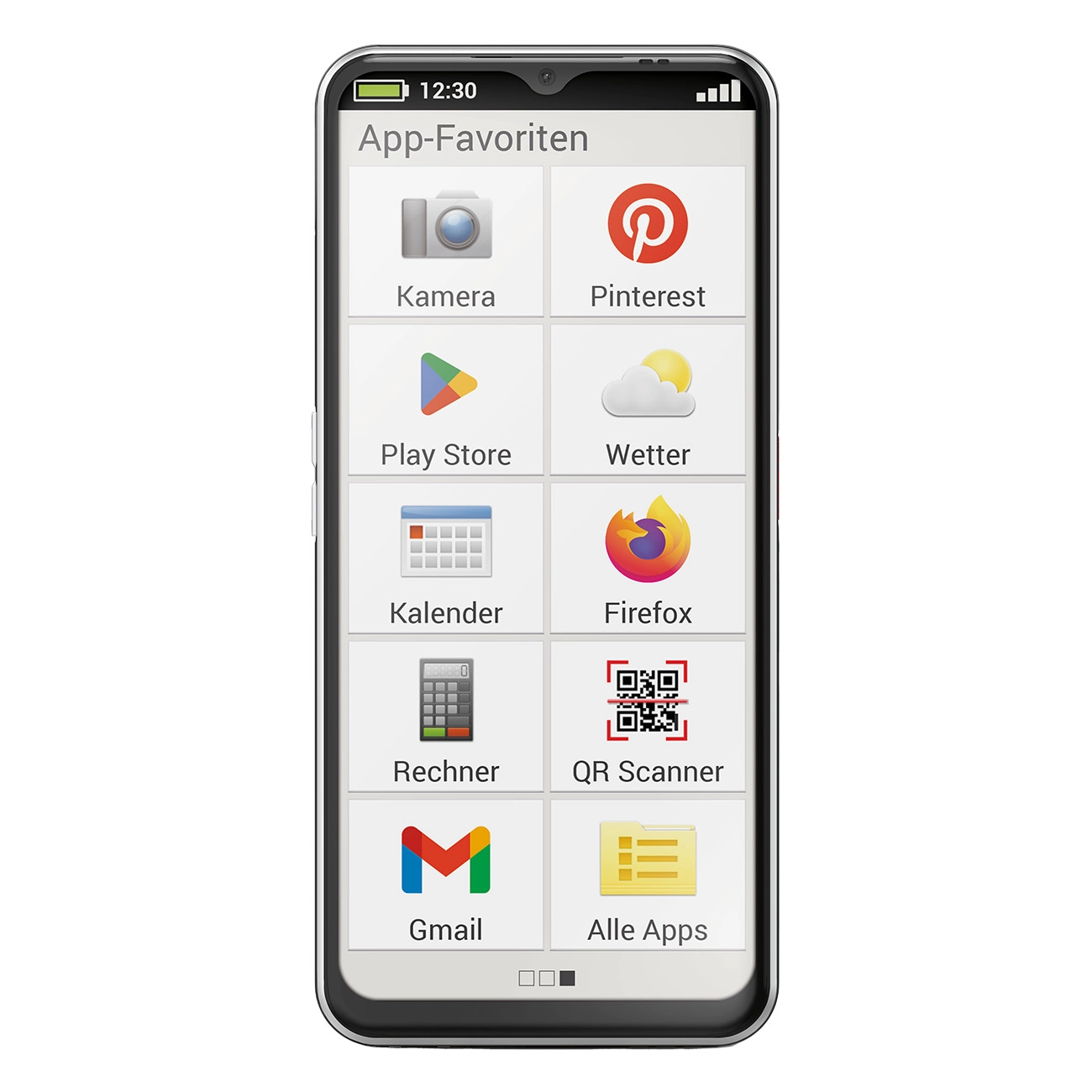 Emporia Smart.6 Schwarz | 5G Mobiltelefon | Seniorentelefon | 6,58 Zoll Touchdisplay | Android 13 | Akkukapazität 4.900 mAh | WiFi, NFC, GPS, BT | 6/128GB Speicher