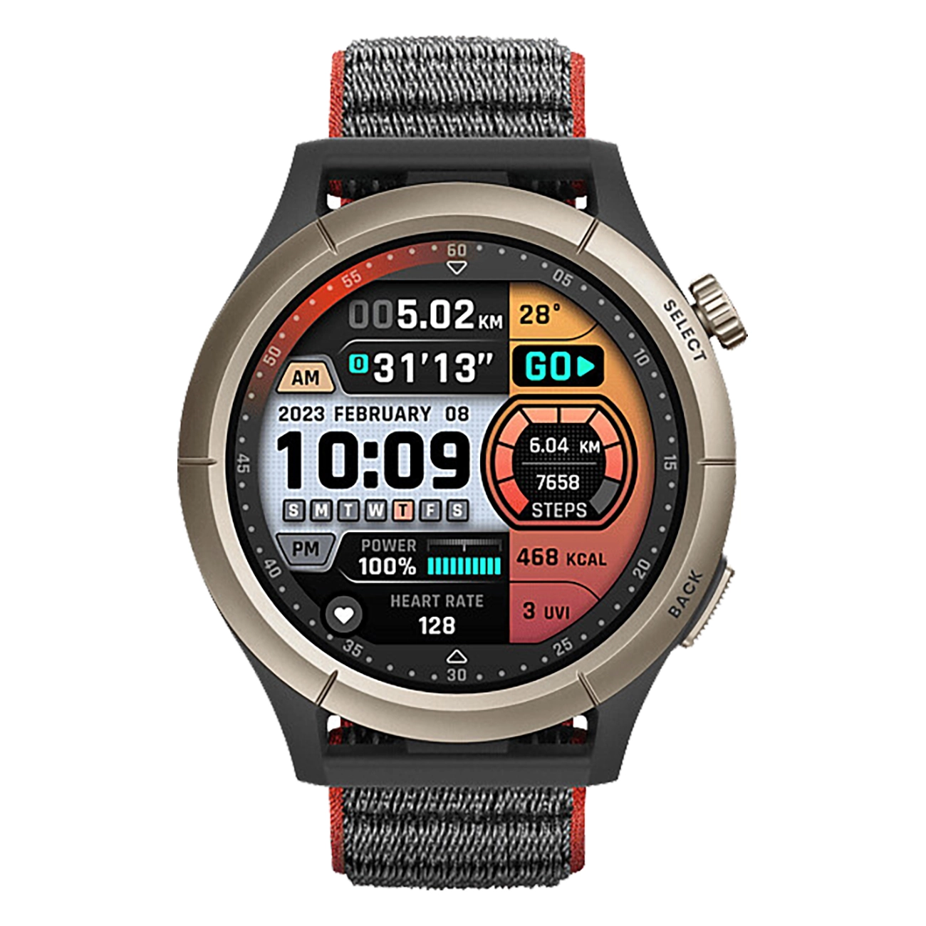 Amazfit Cheetah (Round) | Smartwatch | Lagesensor | Umgebungslichtsensor | Schrittzähler | Gyroskop | Aktivitäts-Tracker | Schlafqualität