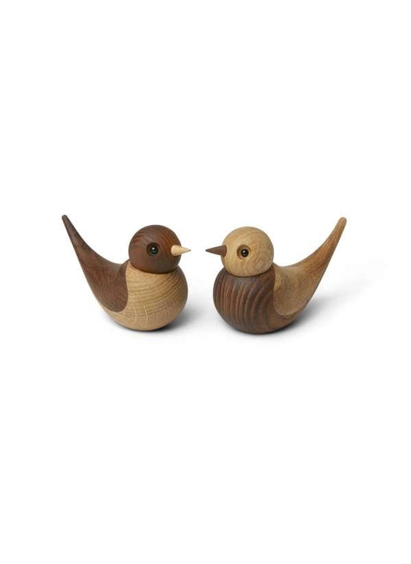 Spring Copenhagen Soulmates - Vogel Holzfiguren Set