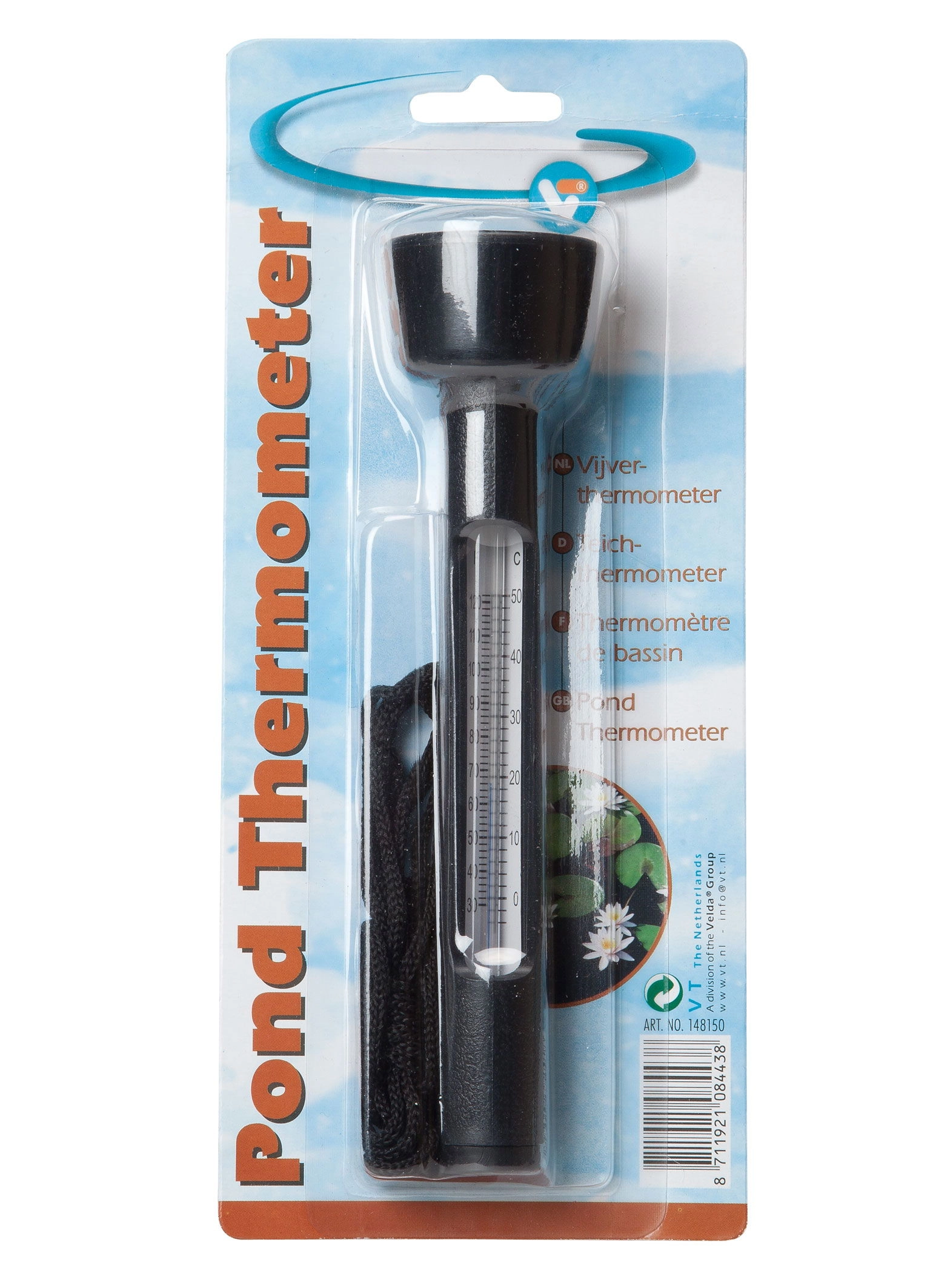 Velda Pond Thermometer, Treibendes Thermometer für den Teich