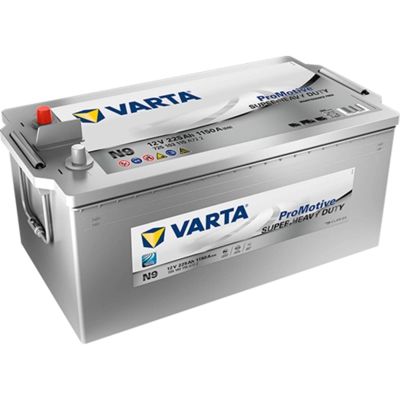 VARTA N9 PROmotive SHD 725 103 115 225Ah LKW-Batterie