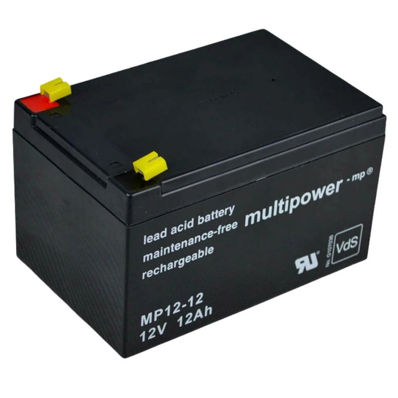 multipower MP12-12 12V 12Ah Bleiakku mit VdS-Zertifizierung