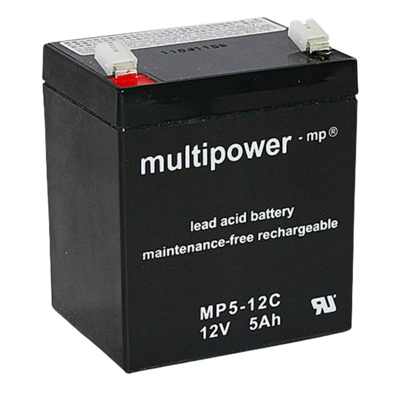 multipower MP5-12C 12V 5Ah Bleiakku Zyklentyp