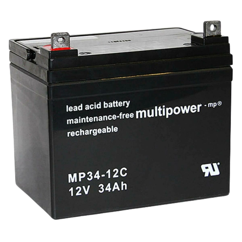 multipower MP34-12C 12V 34Ah Bleiakku Zyklentyp