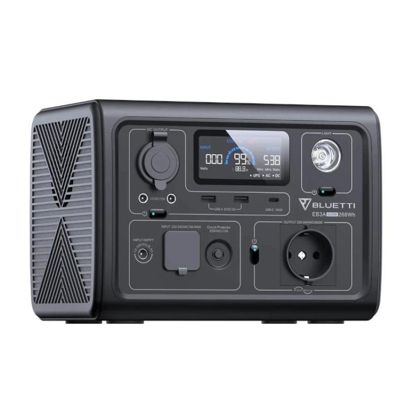 BLUETTI EB3A 268Wh 600W Powerstation