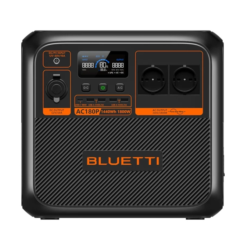 BLUETTI AC180P 1440Wh 1800W Powerstation