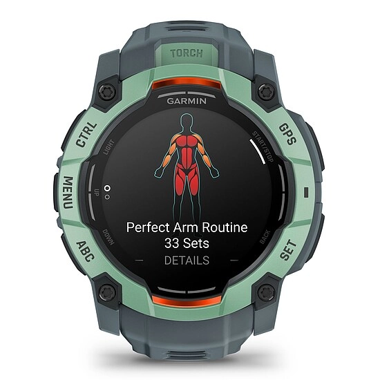 Garmin Instinct 3 AMOLED Twilight/NeoTropic mit Silikonarmband Ref. 010-03020-01 - Outdoor GPS Smartwatch