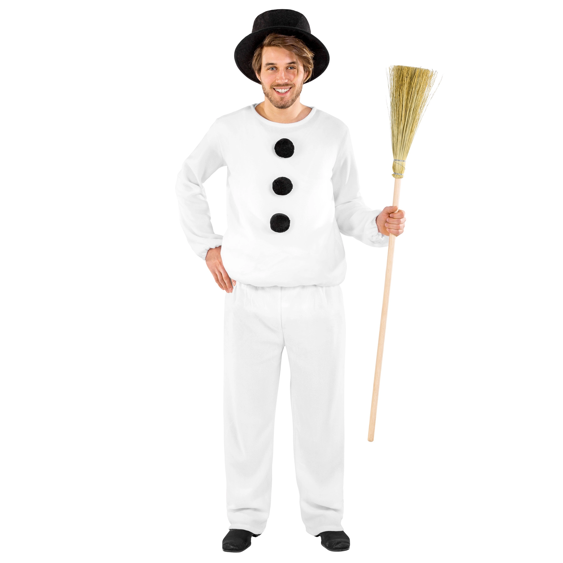 Herrenkostüm Schneemann - S