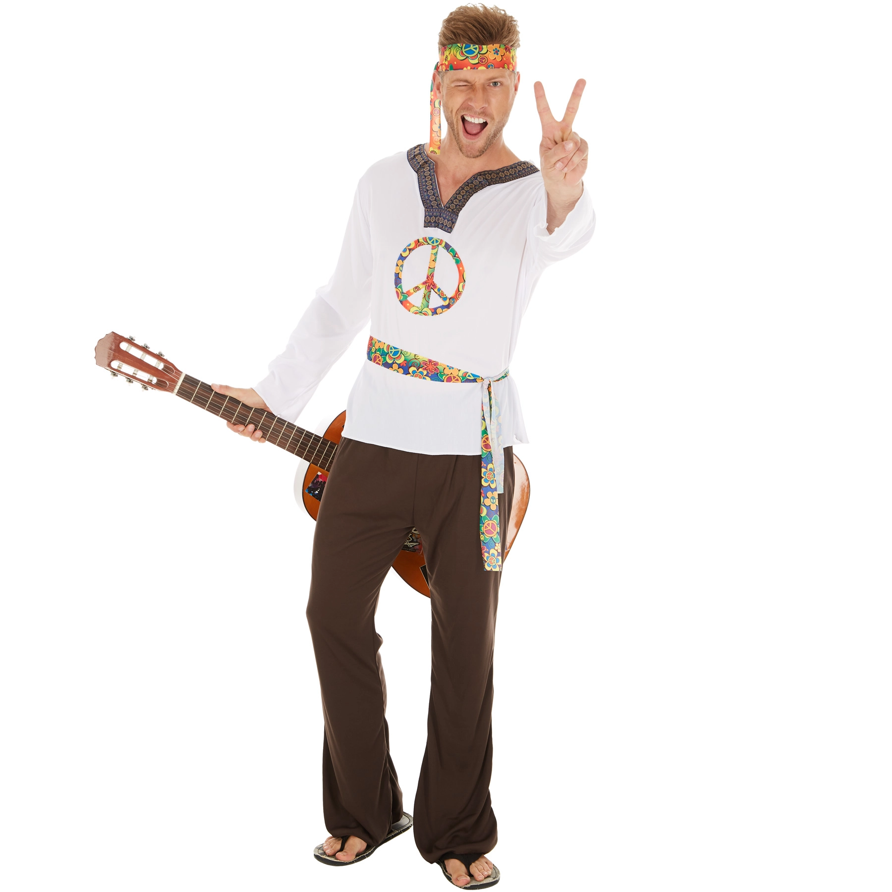 Herrenkostüm Hippie Jimmy - L